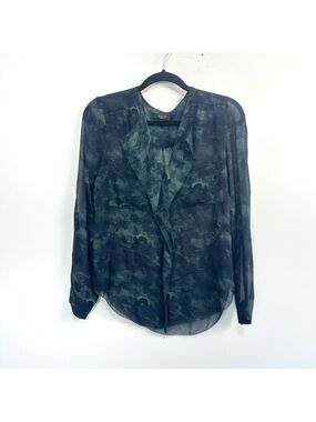 Aritzia Babaton Silk Blouse Sz XS
